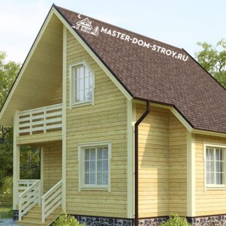 Проект дома из бруса №140