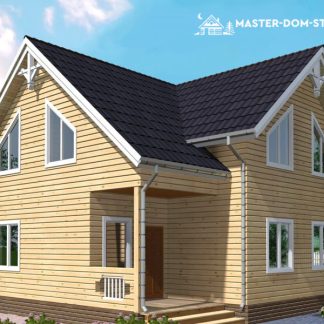 Проект дома из бруса №008