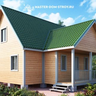 Проект дома из бруса №114